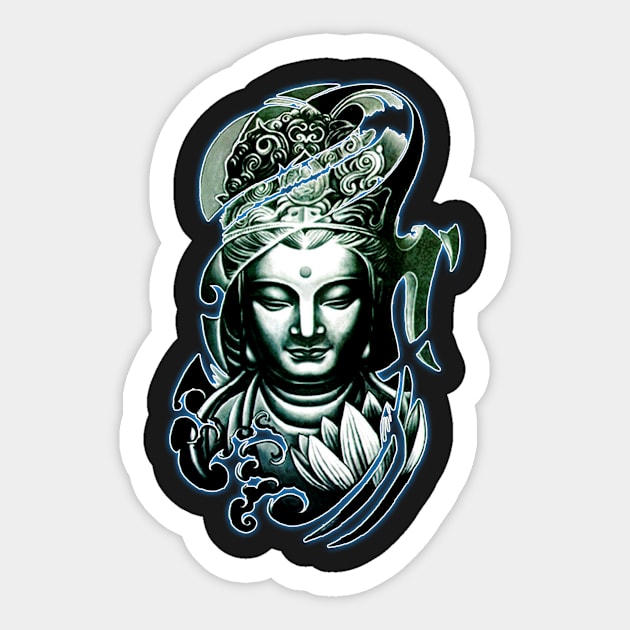 Buddha Style Sticker by HigherSelfSource